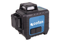 Cofan – Nivel Láser Autonivelante 3 x 360° | Modo Automático y Manual | Alta Precisión | Base Magnética + Maletín