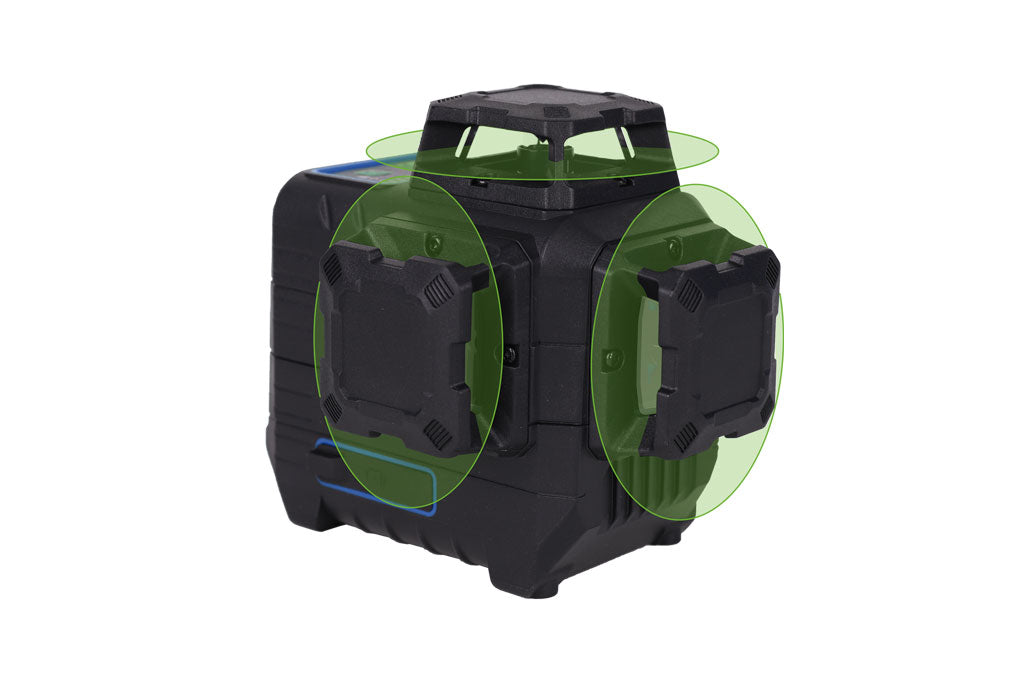 Cofan – Nivel Láser Autonivelante 3 x 360° | Modo Automático y Manual | Alta Precisión | Base Magnética + Maletín