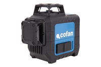 Cofan – Nivel Láser Autonivelante 3 x 360° | Modo Automático y Manual | Alta Precisión | Base Magnética + Maletín