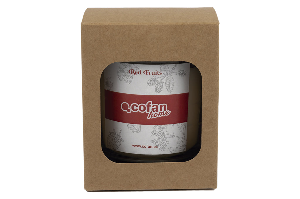 Cofan – Vela Aromática de Cera Vegetal | 6 Aromas Disponibles | Pack 12 o Unitario