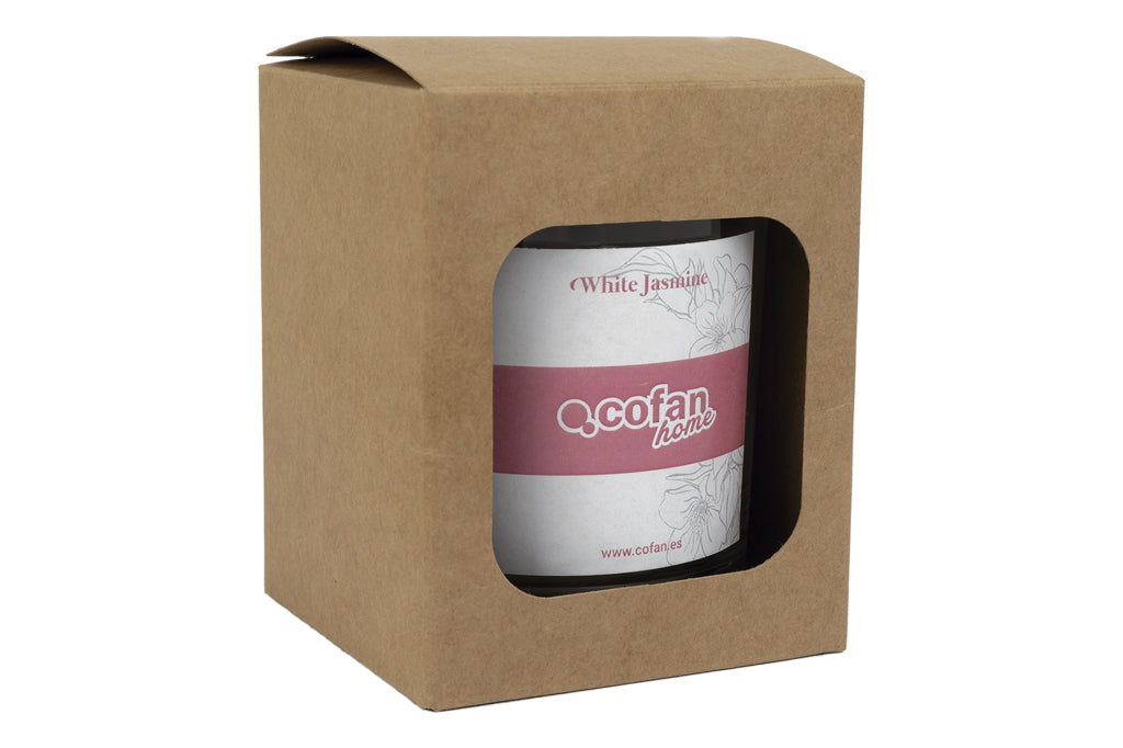 Cofan – Vela Aromática de Cera Vegetal | 6 Aromas Disponibles | Pack 12 o Unitario