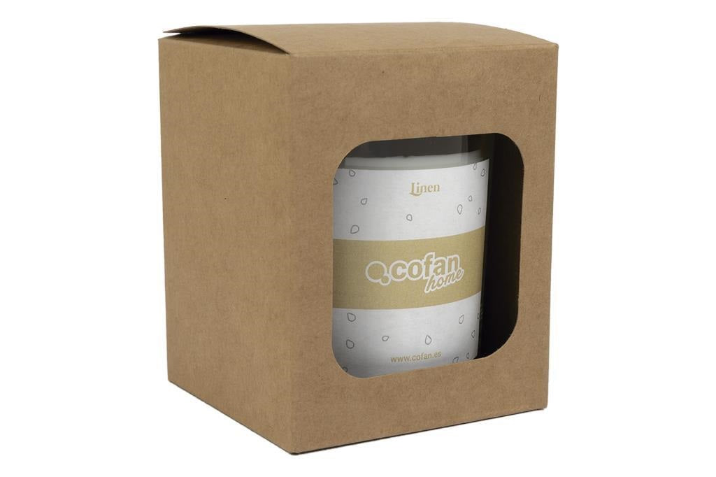 Cofan – Vela Aromática de Cera Vegetal | 6 Aromas Disponibles | Pack 12 o Unitario