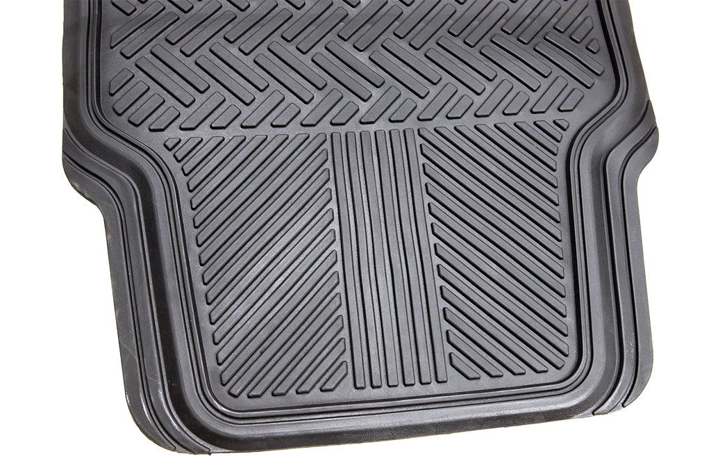 Cofan – Alfombrillas Universales de PVC para Coche | Set de 4 Unidades | Antideslizantes y Recortables