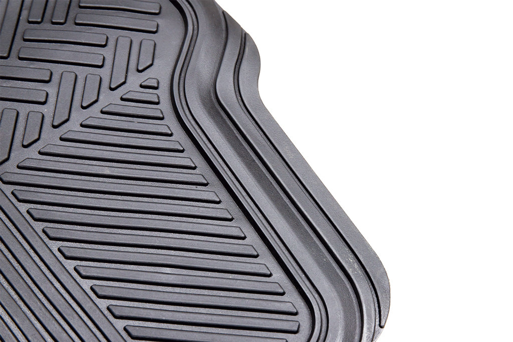 Cofan – Alfombrillas Universales de PVC para Coche | Set de 4 Unidades | Antideslizantes y Recortables