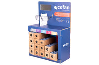 Cofan – Expositor de Gafas de Seguridad Graduadas | 20 Unidades | 5 Dioptrías Diferentes | Protección Ocular