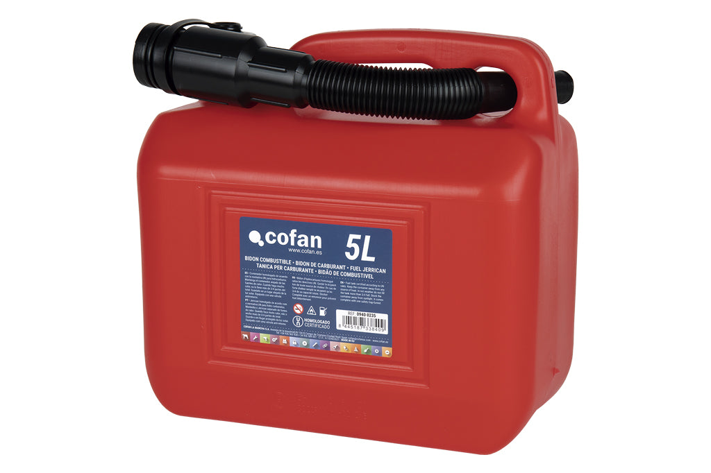 Cofan – Bidones de Combustible | Polietileno Reforzado | Alta Densidad 1,2 g/cm³ | Homologación ADR/RID