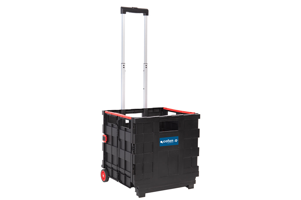 Cofan – Trolley Plegable con Asa Telescópica | 25 kg | Compacto y Fácil de Montar