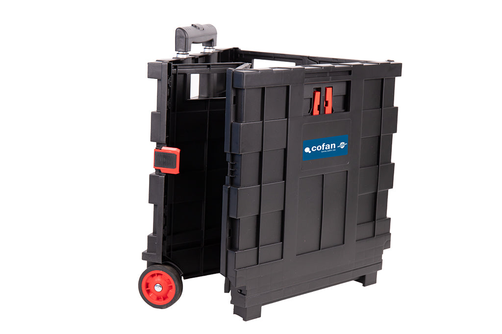 Cofan – Trolley Plegable con Asa Telescópica | 25 kg | Compacto y Fácil de Montar