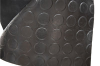 Cofan – Rollo de Suelo de Caucho Antideslizante | Diseño de Círculos | 10 m Largo | 3 mm Grosor | Diferentes Anchos