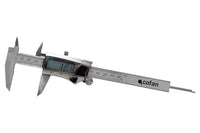 Cofan – Pie de Rey Digital INOX | Acero Inoxidable | Lectura en mm, pulgadas y fracciones | Auto Apagado