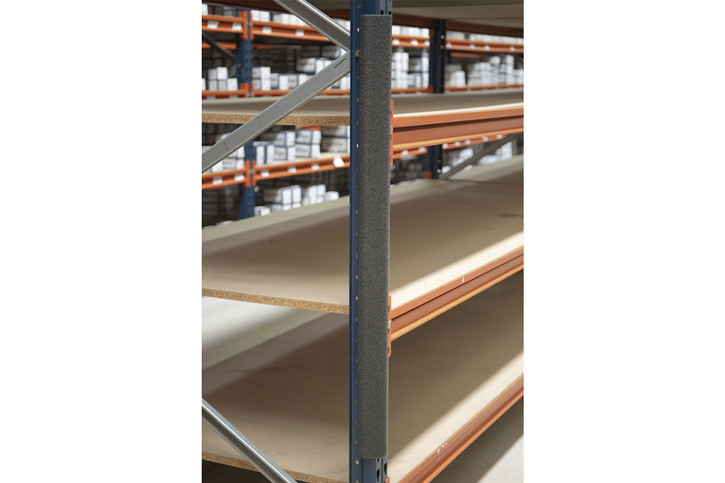 Cofan – Blíster de 2 Cantoneras de Espuma Tipo U | Polietileno Azul Claro | 45 mm x 2 m | Protección de Aristas y Bordes