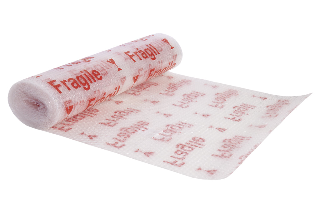 Cofan – Rollo de Plástico de Burbuja | 40 g/m² | Protección para Embalajes, Envíos y Mudanzas | Con impresión "FRÁGIL"