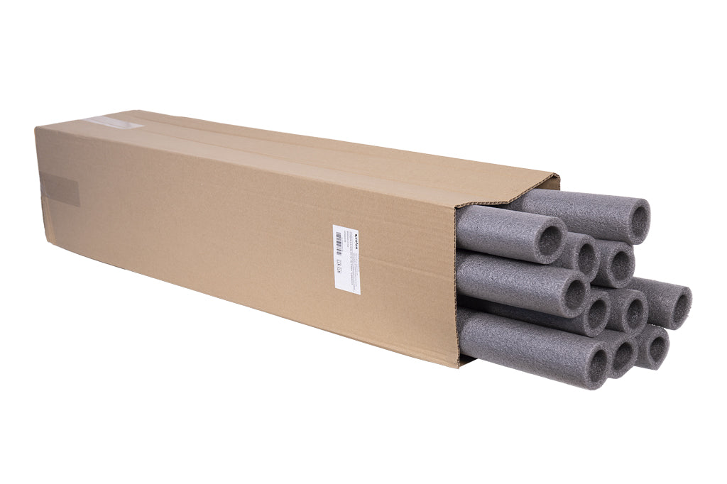 Cofan – Coquillas Aislantes para Tuberías | Polietileno Expandido Gris | Protección Térmica y Anticorrosión | Diferentes Diámetros y Longitudes