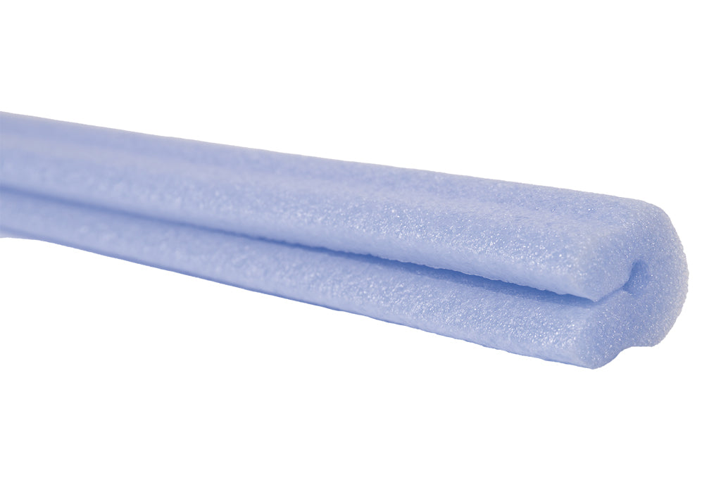 Cofan – Cantonera de Espuma Tipo CM | Polietileno Azul Claro | 1 m de Longitud | Protección de Aristas y Bordes