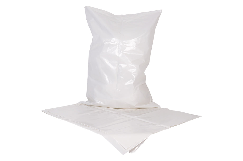 Cofan – Saco de Polietileno Blanco Impermeable | Galga 300 | 75 Micras | 55 x 75 cm