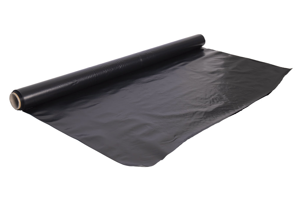 Cofan – Rollo de Film Negro de Polietileno | Galga 400 | Grosor 100 Micras | Protección para Embalajes y Palets