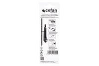Cofan – Cúter Profesional de Aluminio | Hoja Negra SK2 | Bloqueo Automático | Zona Antideslizante | 9 mm y 18 mm