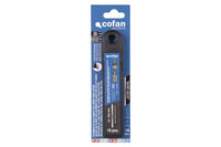Cofan – Recambio de Cuchillas para Cúter Profesional | Hojas Negras SK2 con Afilado Láser | Pack 10 Unidades | 9 mm, 18 mm y 25 mm