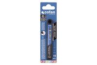Cofan – Recambio de Cuchillas para Cúter Profesional | Hojas Negras SK2 con Afilado Láser | Pack 10 Unidades | 9 mm, 18 mm y 25 mm