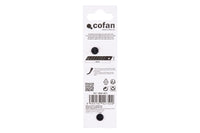 Cofan – Recambio de Cuchillas para Cúter Profesional | Hojas Negras SK2 con Afilado Láser | Pack 10 Unidades | 9 mm, 18 mm y 25 mm