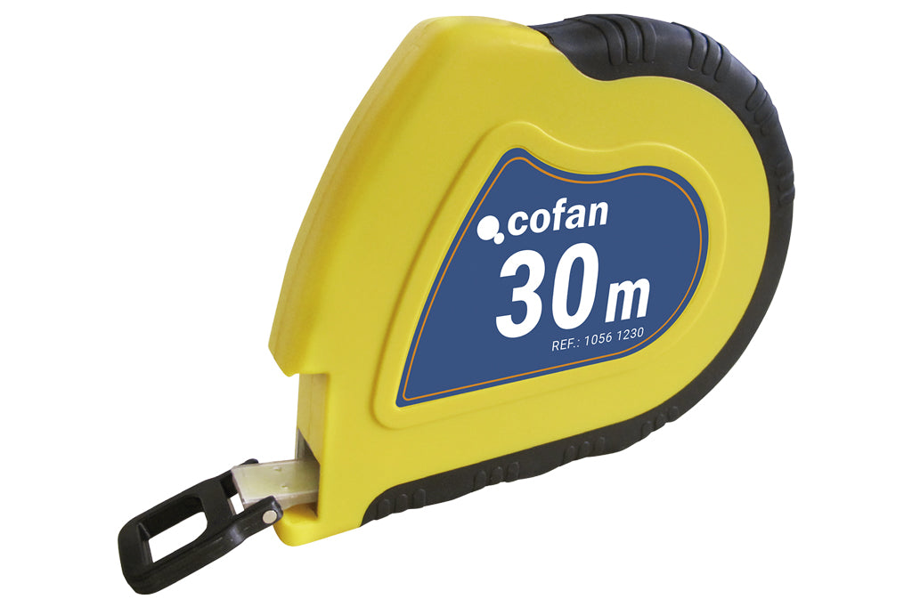 Cofan – Cinta Métrica de Acero con Punta Magnética | Recubrimiento Nylon | Carcasa ABS | 30 y 50 m