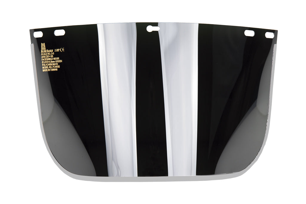 Cofan – Recambio Pantalla Protección Facial con Lente Oscura | 400 mm | Antivaho y Reutilizable | Compatible Universal