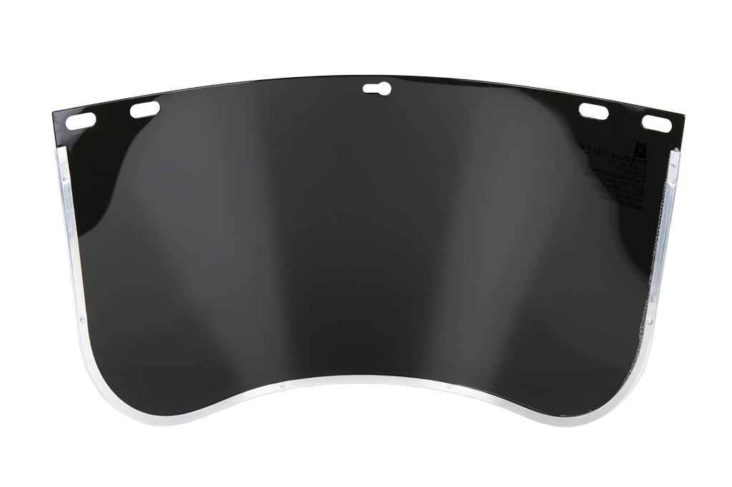 Cofan – Recambio Pantalla Protección Facial con Lente Oscura | 400 mm | Antivaho y Reutilizable | Compatible Universal
