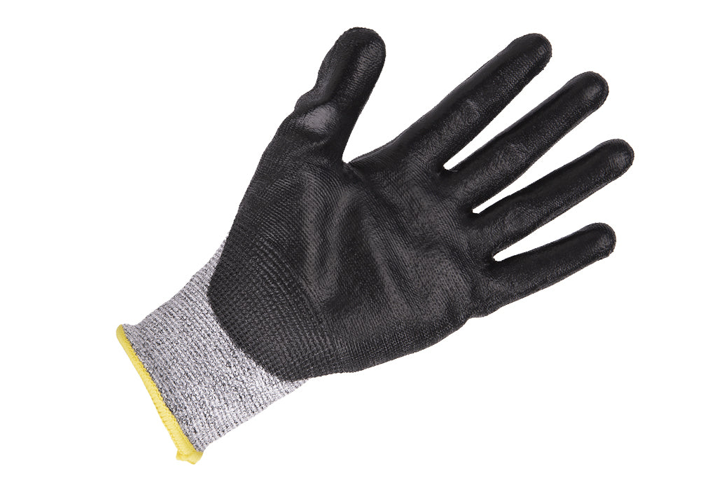 Cofan – Guantes Anticorte Ultraligeros PU Negro | EN 388 4X43D | Tallas 7–11