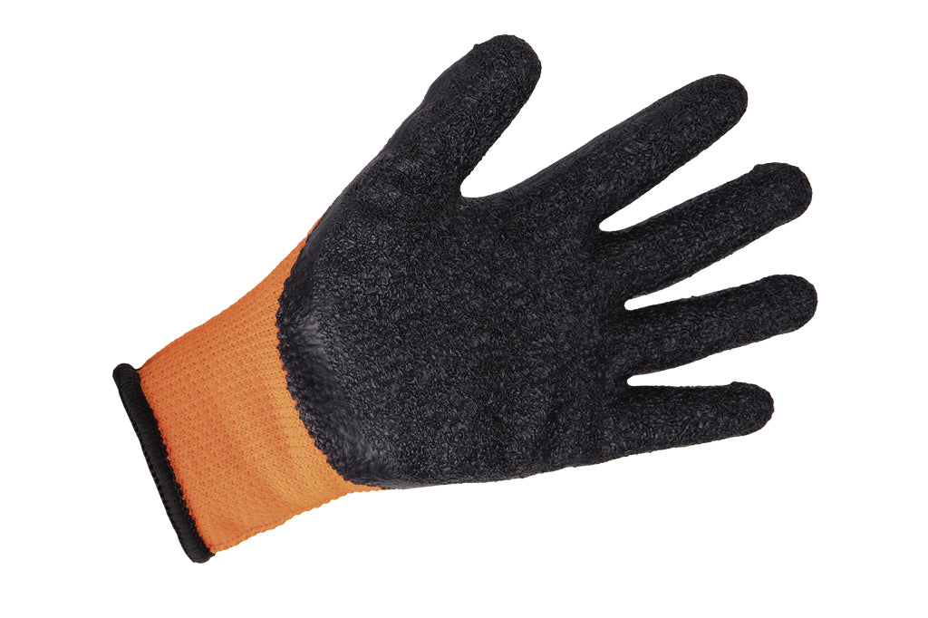 Cofan – Guantes Térmicos Naranja Flúor con Látex | Protección Mecánica y Frío | EN 388 2142X · EN 511 X1X | Tallas 7–11