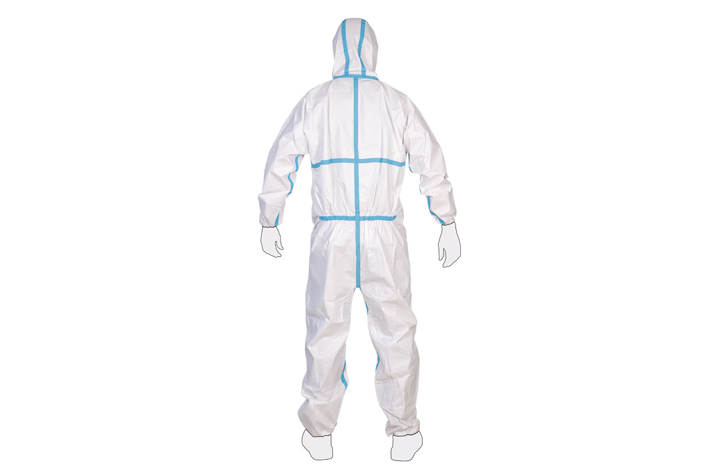 Cofan – Buzo de Protección Fitosanitaria con Capucha | EN ISO 27065 C2 | Tipo 4/5/6 | Antiestático | Blanco