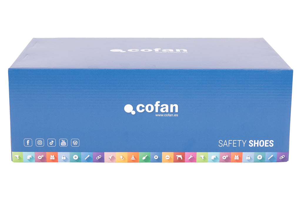 Cofan – Zapato Deportivo de Seguridad S3S SR FO Modelo Alarcón | Puntera Fibra de Vidrio | Plantilla Antiperforación | Tallas 35 a 49