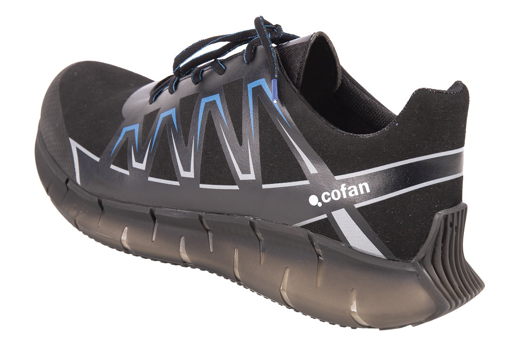 Cofan – Zapato de Seguridad Deportivo S2 Wings Bolt | Sin Metal | Puntera de Composite | Suela Antideslizante | Tallas 35 a 47