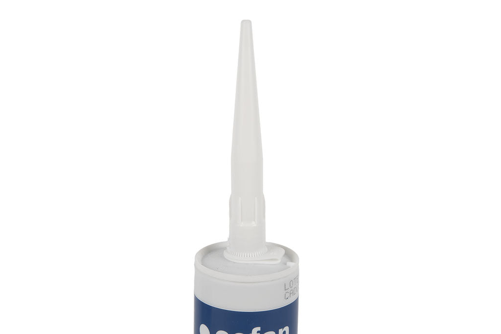 Cofan – Polímero Sellador MS de 290 ml | Alta Elasticidad y Adherencia | Aplicable en Superficies Húmedas | Blanco, Negro, Transparente, Gris y Terracota