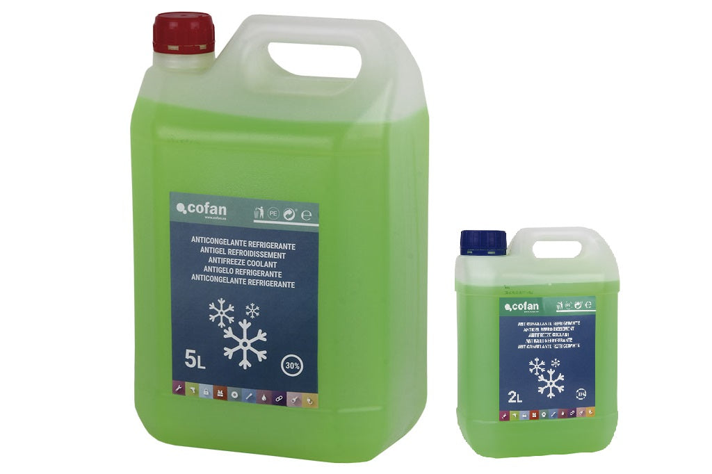 Cofan – Anticongelante Refrigerante 30% | -18°C | Uso Directo | Protección Anticorrosión