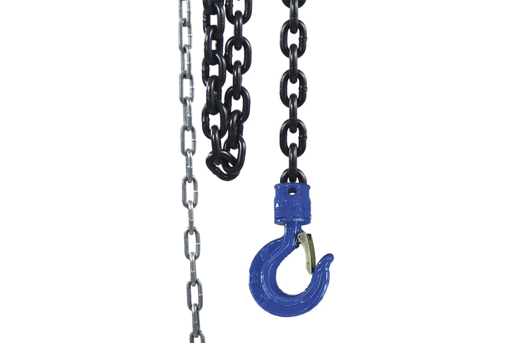 Cofan – Polipasto Manual de Cadena 500-5000 kg | Elevación 6 m | Gancho reforzado | Azul