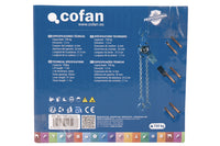 Cofan – Polipasto Manual de Palanca 750-3000kg | Elevación 1,5 m | Palanca ergonómica | Gancho reforzado | Azul