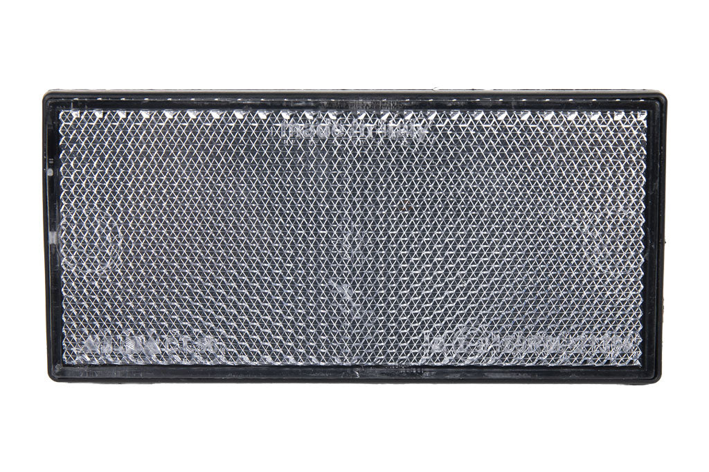 Cofan – Catadióptrico Rectangular Adhesivo Homologado | 106 x 50 mm | Rojo, Ámbar o Blanco