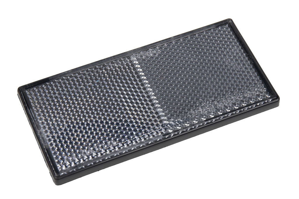 Cofan – Catadióptrico Rectangular Adhesivo Homologado | 106 x 50 mm | Rojo, Ámbar o Blanco