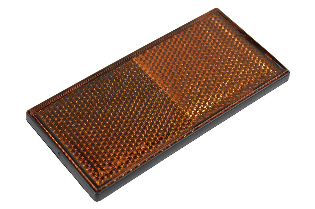 Cofan – Catadióptrico Rectangular Adhesivo Homologado | 106 x 50 mm | Rojo, Ámbar o Blanco