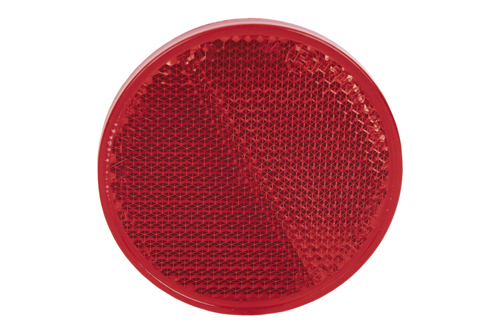 Cofan – Catadióptricos Redondos Adhesivos Homologados | 60 mm | Rojo, Ámbar y Blanco