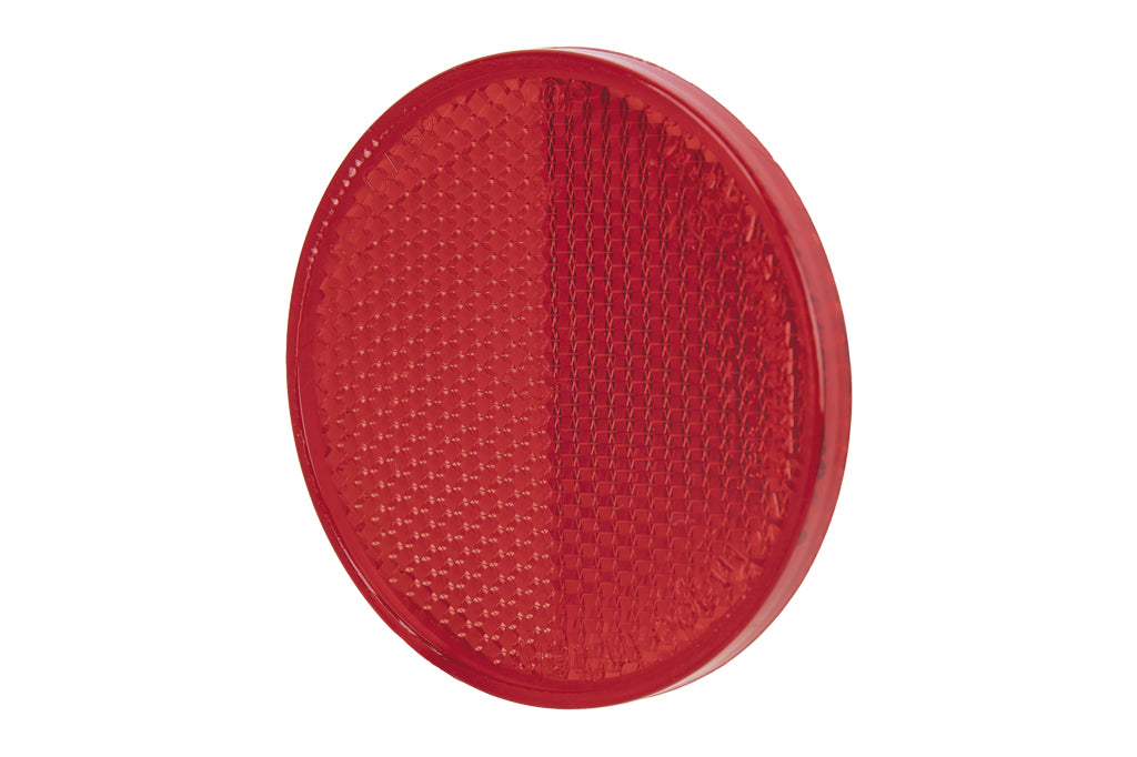Cofan – Catadióptricos Redondos Adhesivos Homologados | 60 mm | Rojo, Ámbar y Blanco