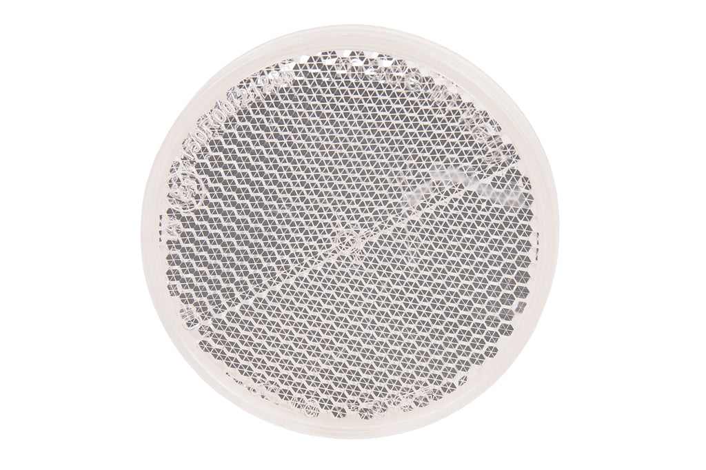Cofan – Catadióptricos Redondos Adhesivos Homologados | 60 mm | Rojo, Ámbar y Blanco