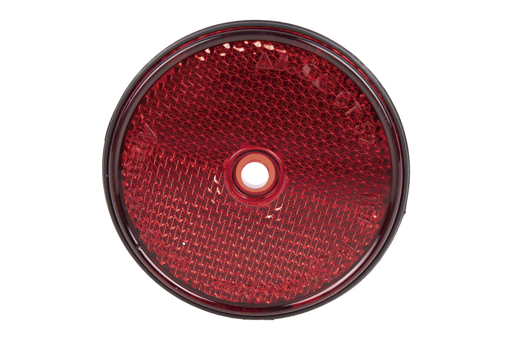 Cofan – Catadióptricos Redondos Homologados Ø60 mm con Agujero Central | Rojo, Ámbar y Blanco
