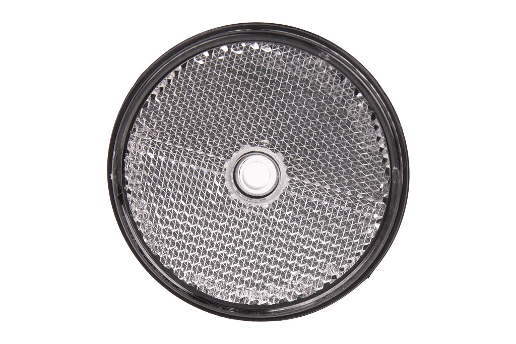 Cofan – Catadióptricos Redondos Homologados Ø60 mm con Agujero Central | Rojo, Ámbar y Blanco