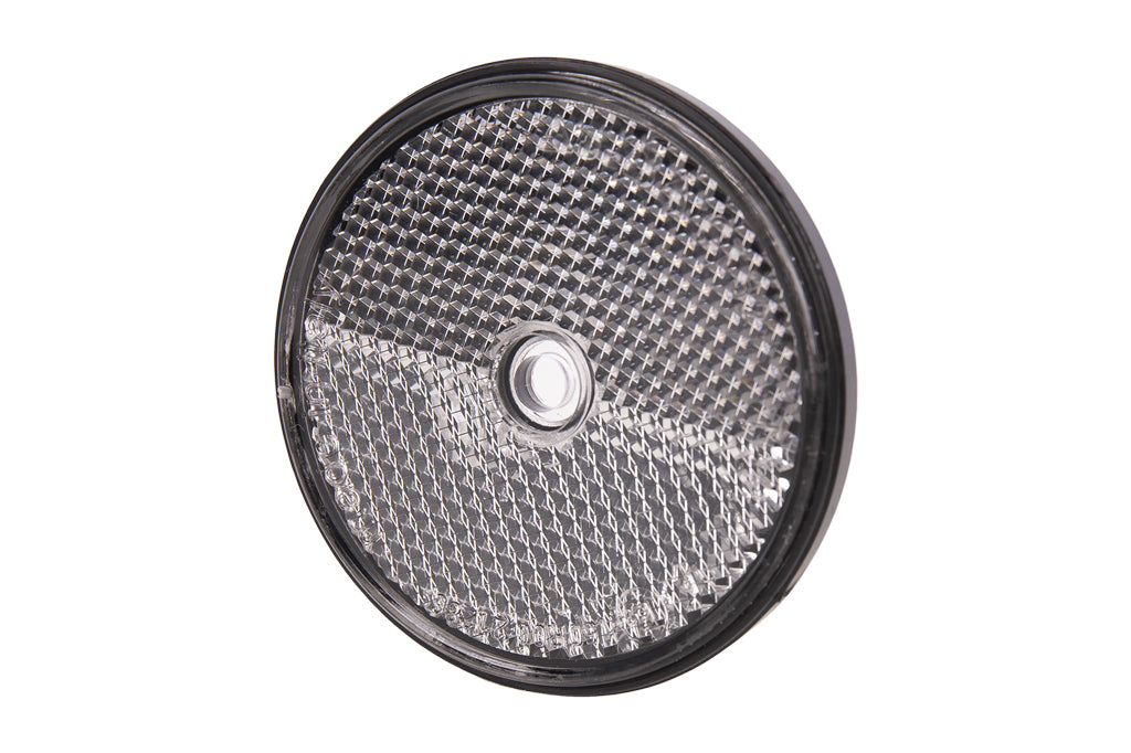 Cofan – Catadióptricos Redondos Homologados Ø60 mm con Agujero Central | Rojo, Ámbar y Blanco