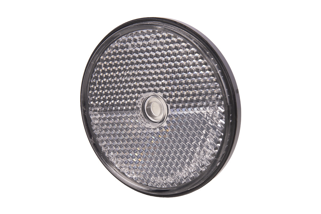 Cofan – Catadióptricos Redondos Adhesivos Homologados Ø60 mm | Colores Rojo, Ámbar y Blanco