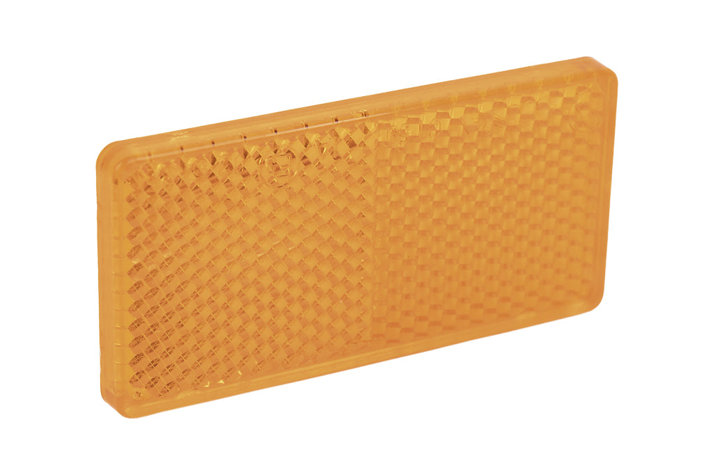 Cofan – Catadióptrico Rectangular Adhesivo Homologado | Colores Rojo, Ámbar y Blanco | Medidas 71x35 mm, 56x39 mm y 94x44 mm