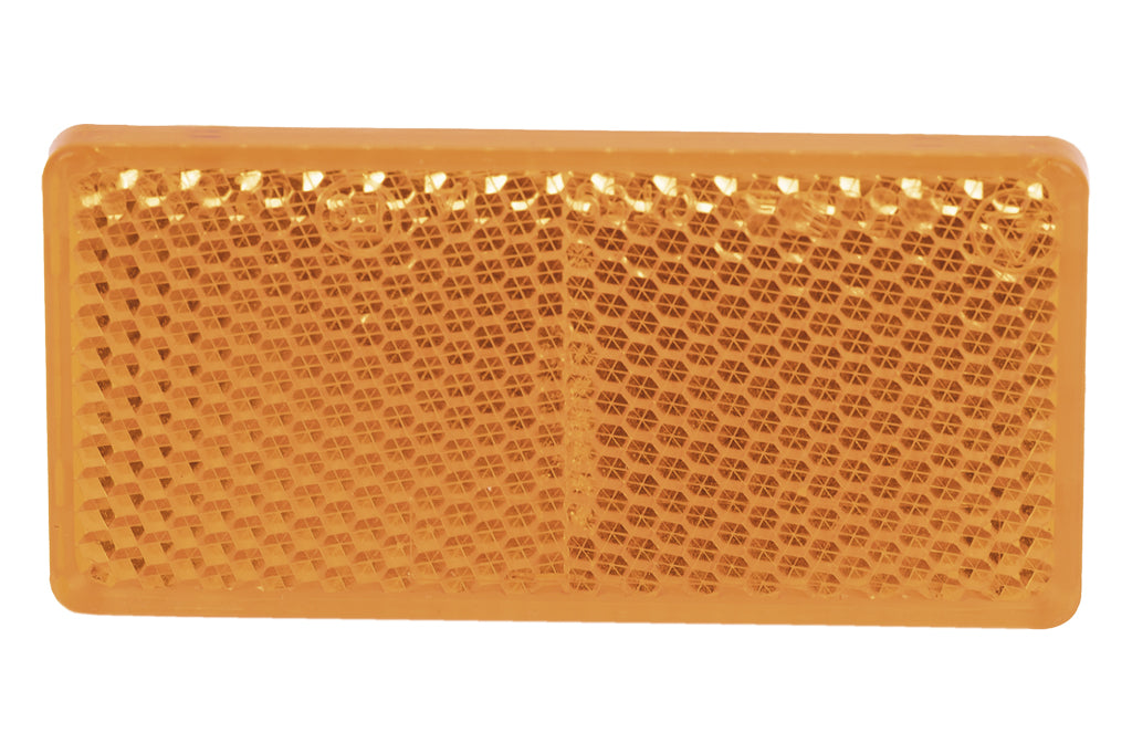 Cofan – Catadióptrico Rectangular Adhesivo Homologado | Colores Rojo, Ámbar y Blanco | Medidas 71x35 mm, 56x39 mm y 94x44 mm