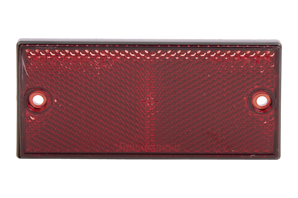 Cofan – Catadióptrico Rectangular Homologado con Agujeros | Disponible en Rojo, Ámbar y Blanco | Medidas 106 x 50 mm