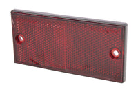 Cofan – Catadióptrico Rectangular Homologado con Agujeros | Disponible en Rojo, Ámbar y Blanco | Medidas 106 x 50 mm